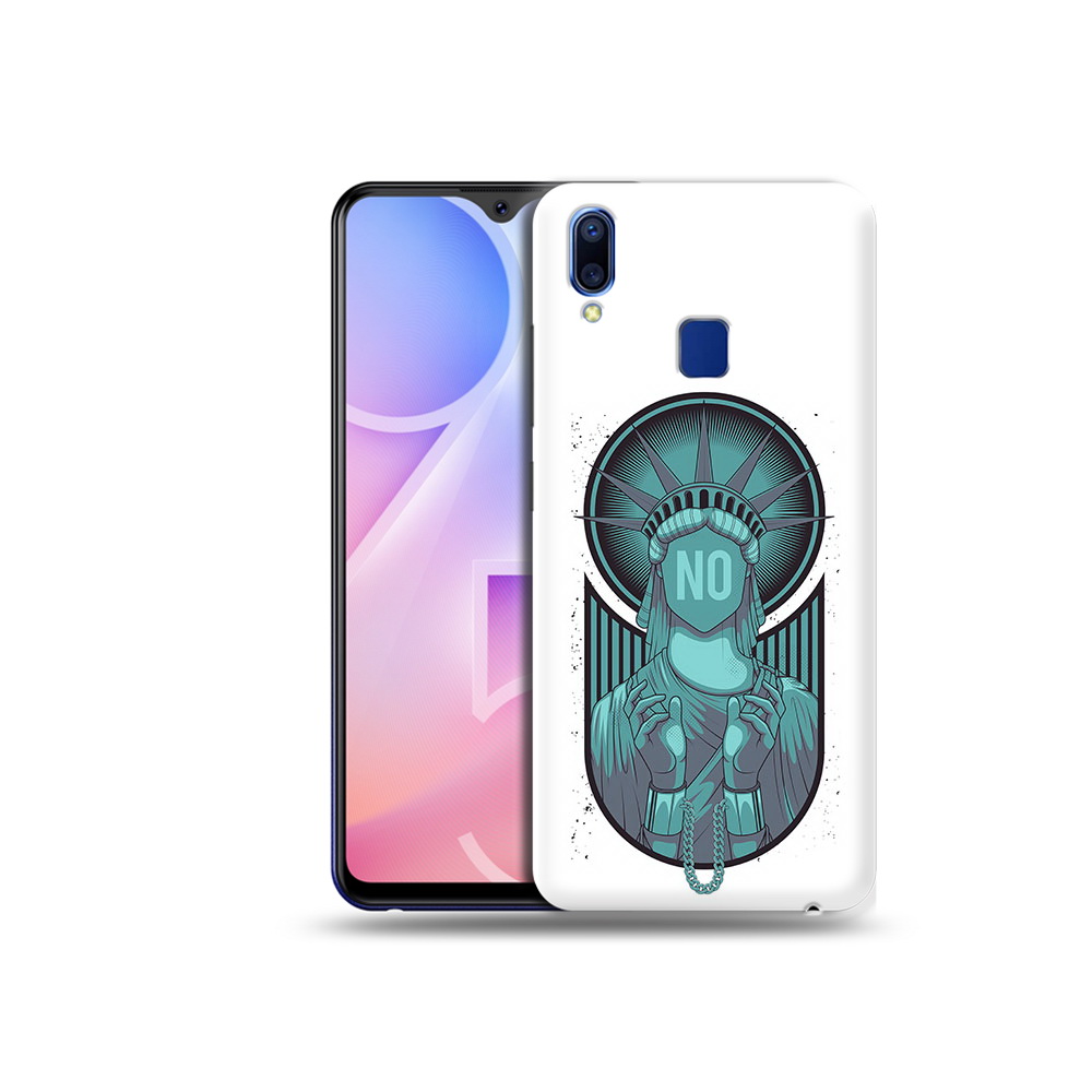

Чехол MyPads Tocco для Vivo Y95 статуя свободы зеленый (PT122996.436.623), Прозрачный, Tocco