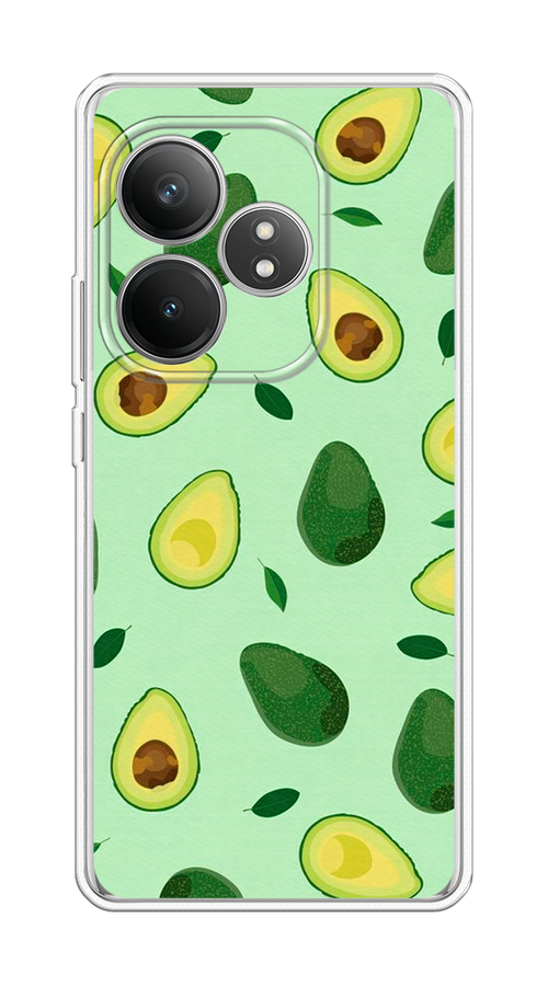 

Чехол на Realme GT 6T "Blue avocado", Коричневый;зеленый, 2517550-1