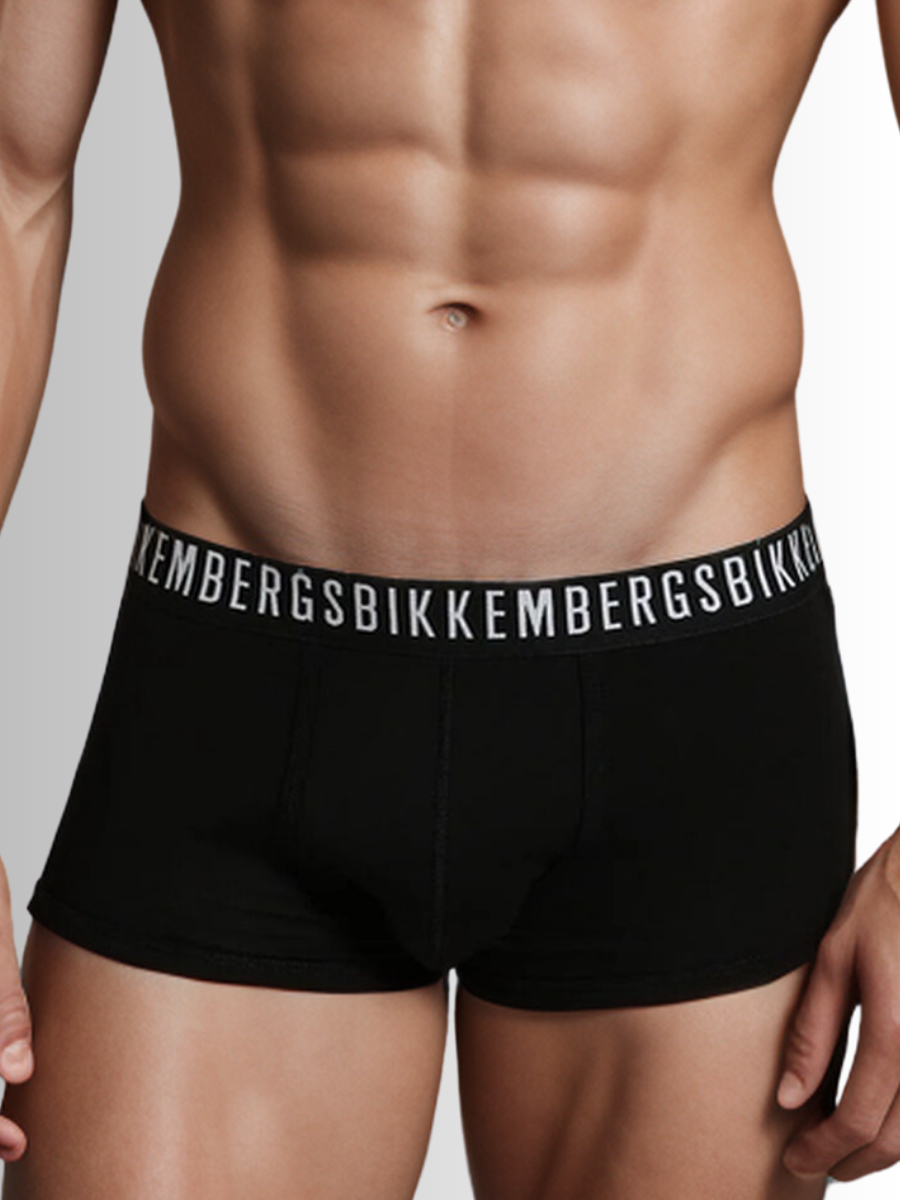 Комплект трусов мужских Bikkembergs BKK1UTR02TR черных XL 3 шт 9700₽