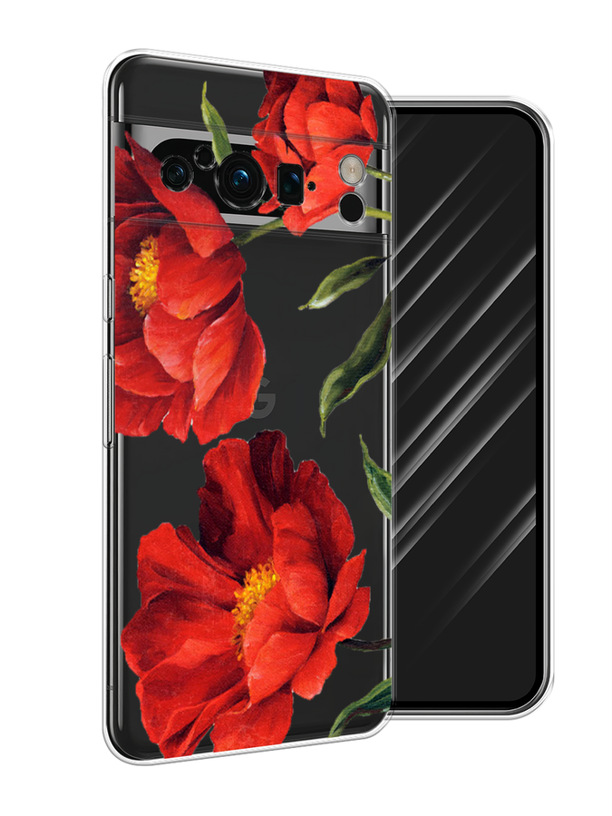 

Чехол Awog на Google Pixel 8 Pro "Красные маки", Красный, 271650-8