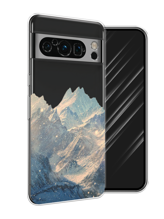 

Чехол Awog на Google Pixel 8 Pro "Горы арт 2", Серый, 271650-10