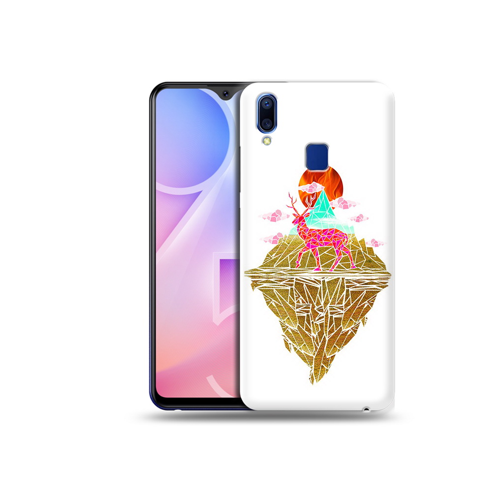 

Чехол MyPads Tocco для Vivo Y95 розовый олень абстракция (PT122996.436.586), Прозрачный, Tocco