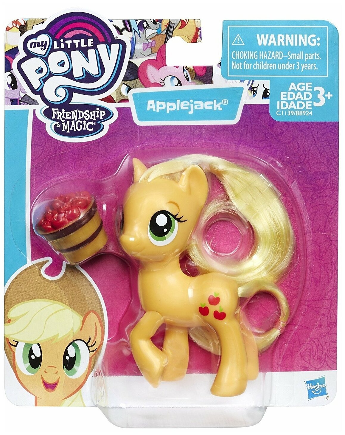 

Фигурка MY LITTLE PONY APPLEJACK на блистере C1139, C1139_B8924