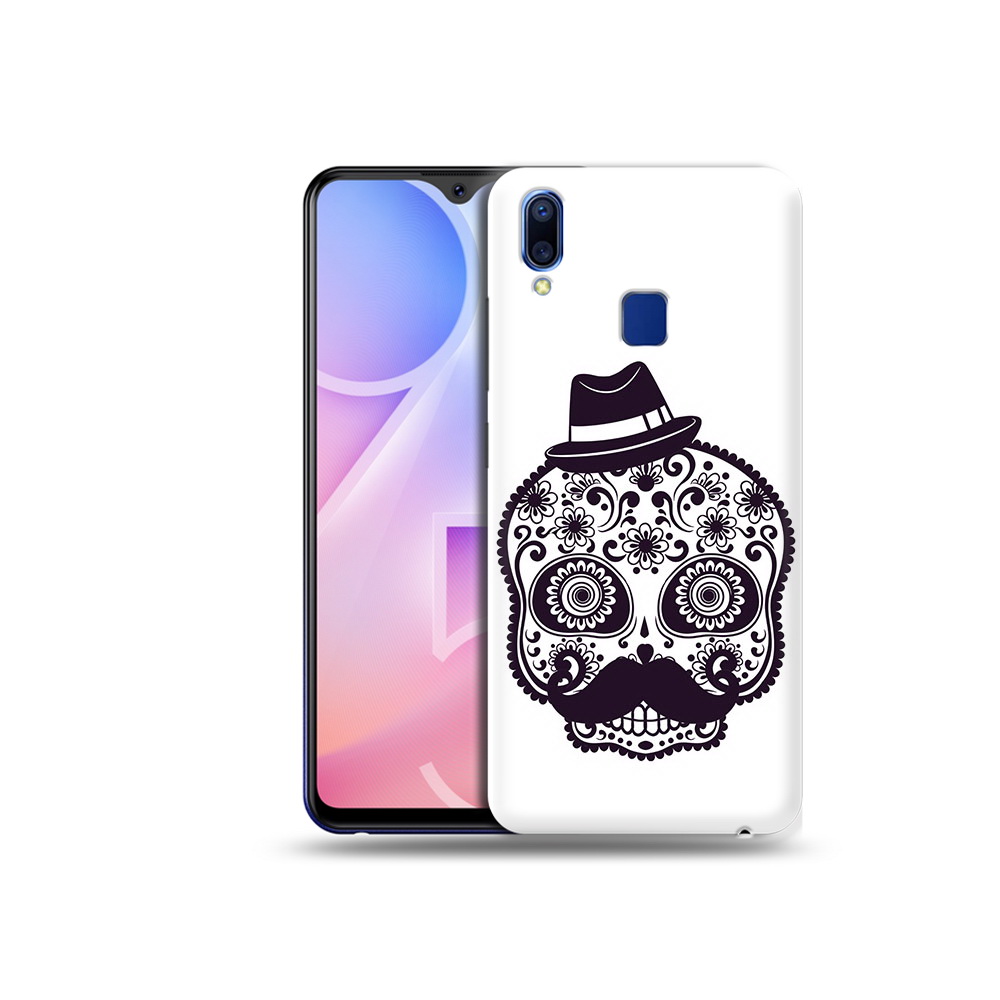 

Чехол MyPads Tocco для Vivo Y95 разрисованный скелет (PT122996.436.575), Прозрачный, Tocco