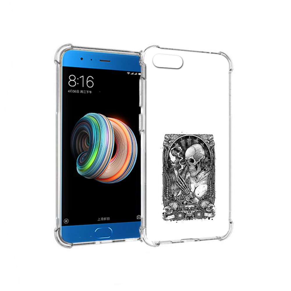 

Чехол MyPads Tocco для Xiaomi Mi Note 3 девушка скелет (PT99401.307.316), Прозрачный, Tocco