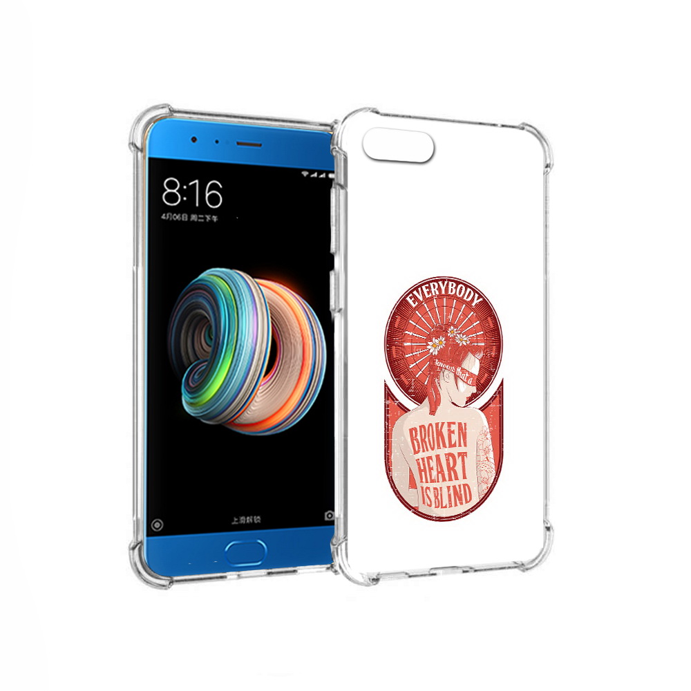 

Чехол MyPads Tocco для Xiaomi Mi Note 3 девушка разбитое сердце (PT99401.307.310), Прозрачный, Tocco