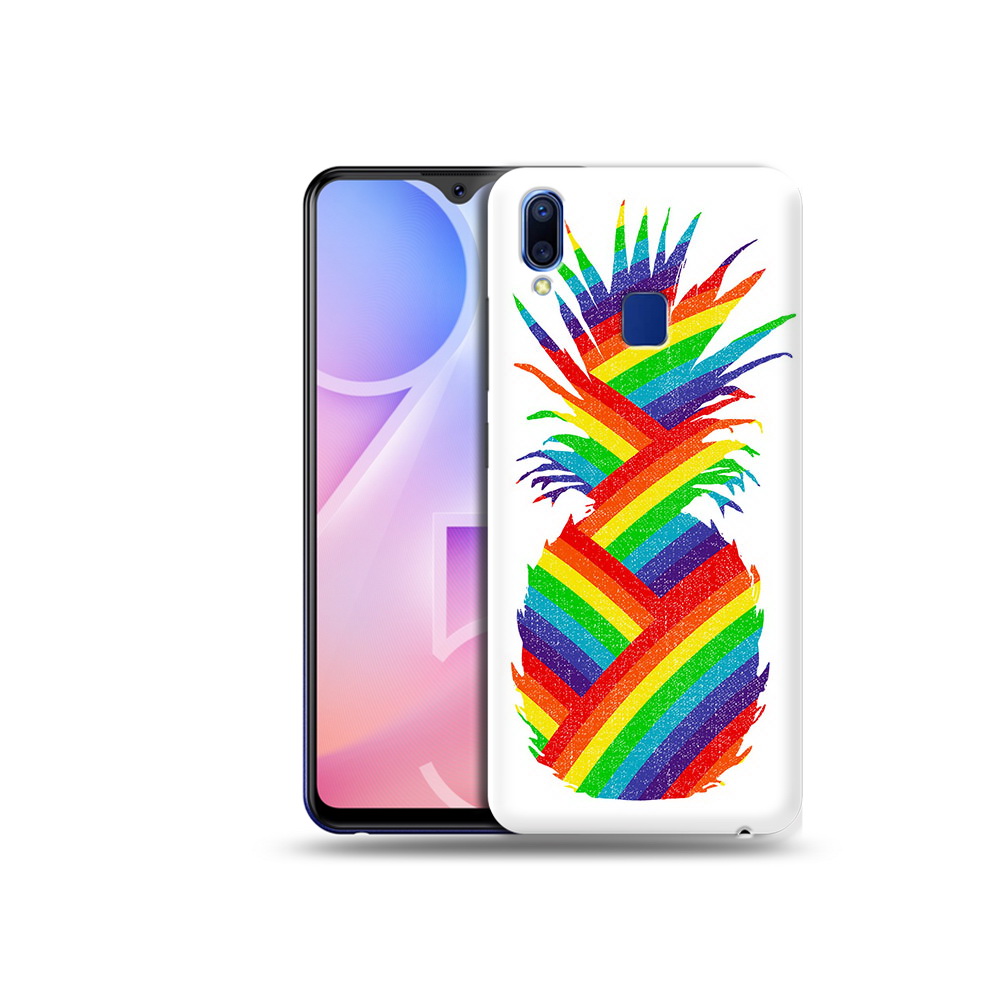 

Чехол MyPads Tocco для Vivo Y95 радужный ананас (PT122996.436.566), Прозрачный, Tocco