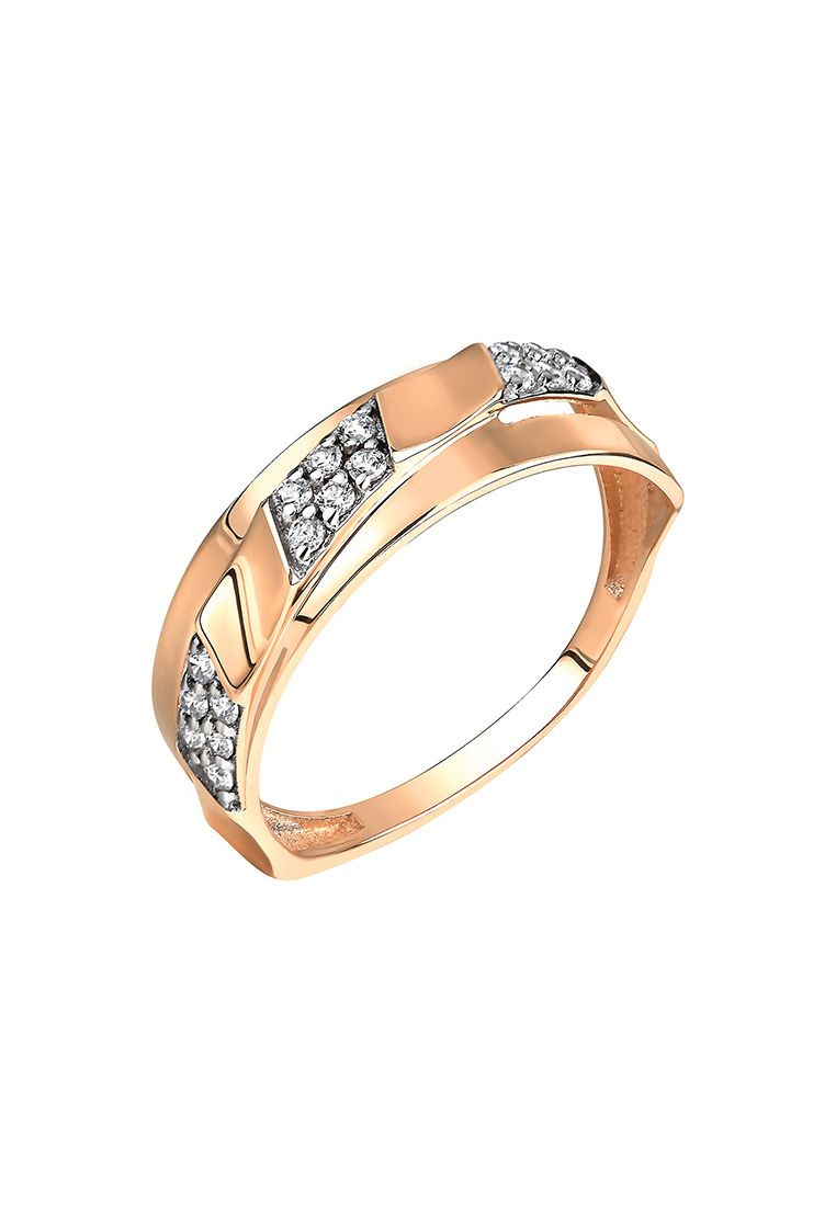 

Кольцо из желтого золота с фианитом р.  Kari Jewelry КЛ-47600, КЛ-47600