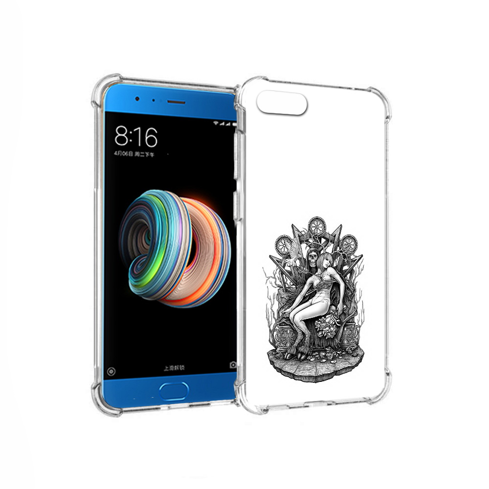 

Чехол MyPads Tocco для Xiaomi Mi Note 3 девушка на троне (PT99401.307.309), Прозрачный, Tocco