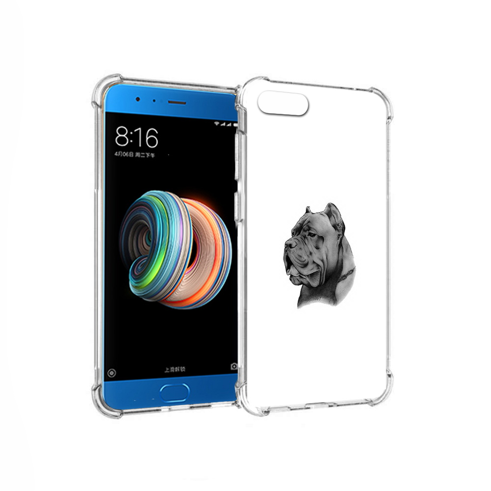 

Чехол MyPads Tocco для Xiaomi Mi Note 3 грозный бульдог (PT99401.307.300), Прозрачный, Tocco
