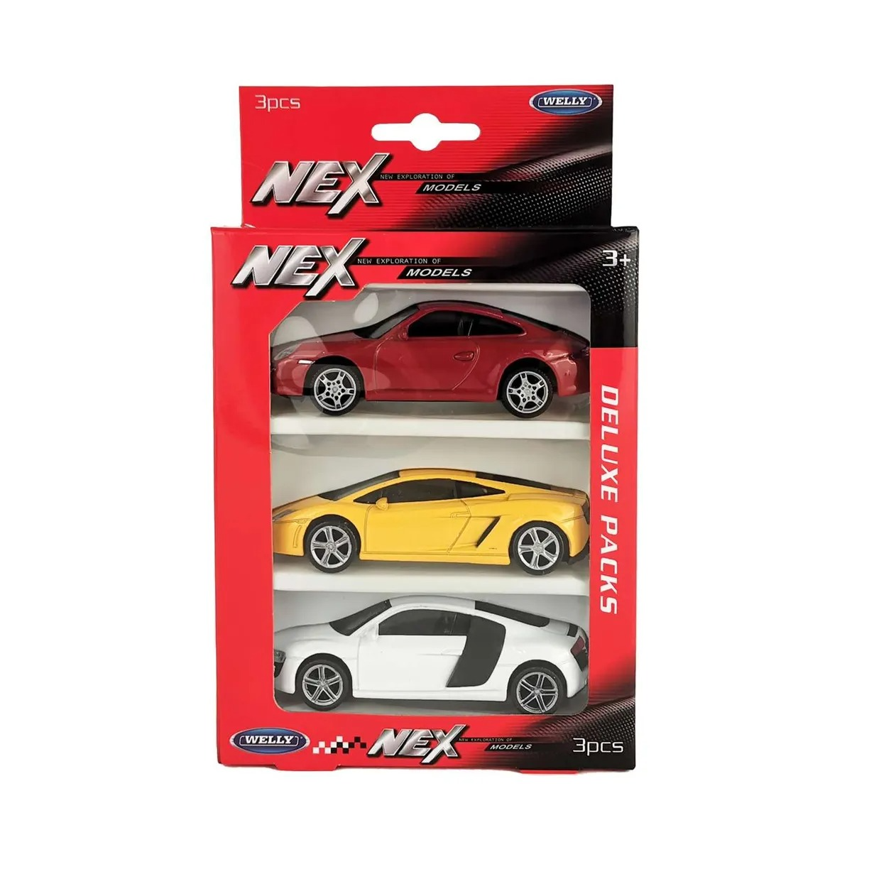 

Набор WELLY Модели машин 1:43 Lambo Gallardo Porsche 911 и Audi R8 Coupe 44000-3SGB, 44000-3SGB