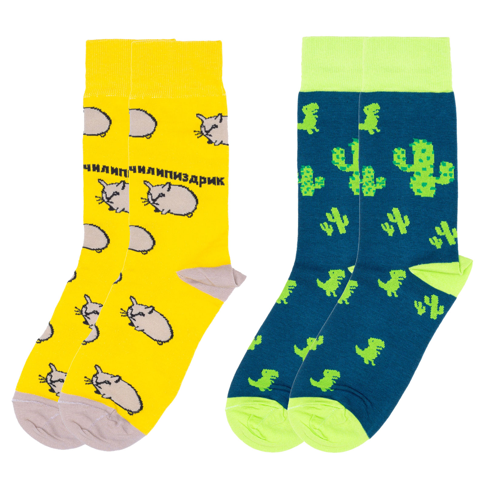 Комплект носков унисекс St. Friday Странные существа разноцветных 34-37