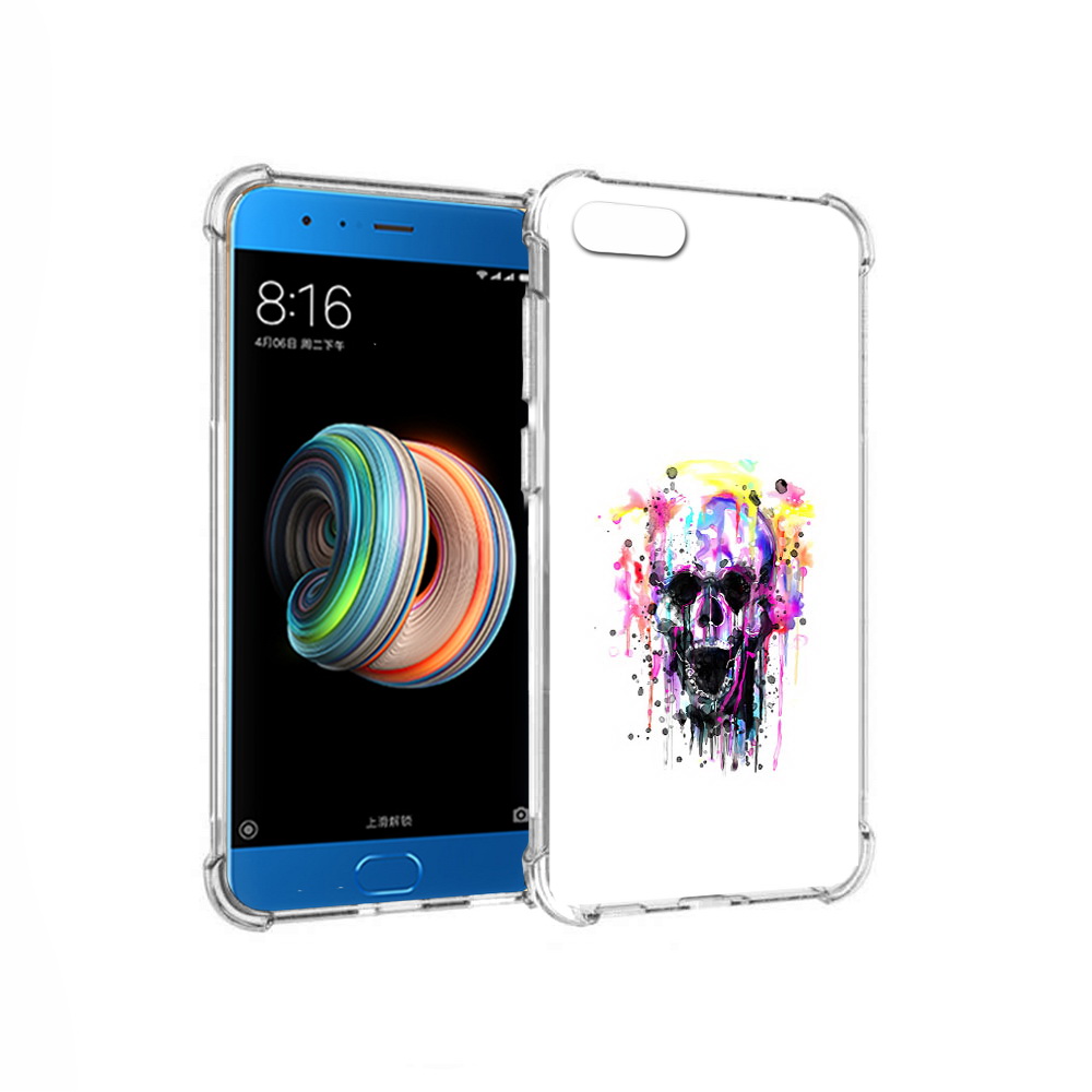 

Чехол MyPads Tocco для Xiaomi Mi Note 3 граффити череп (PT99401.307.298), Прозрачный, Tocco