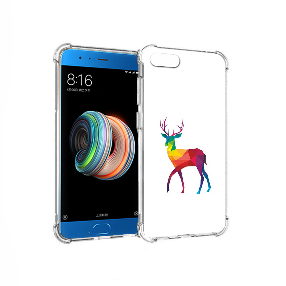 

Чехол MyPads Tocco для Xiaomi Mi Note 3 геометрический олень (PT99401.307.286), Прозрачный, Tocco
