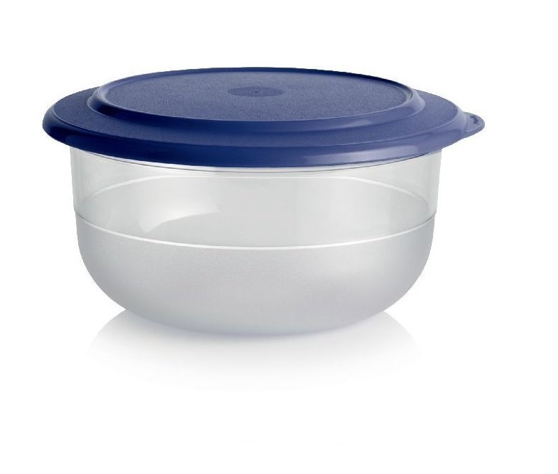 Чаша Tupperware СК 1,1л с тёмно-синей крышкой