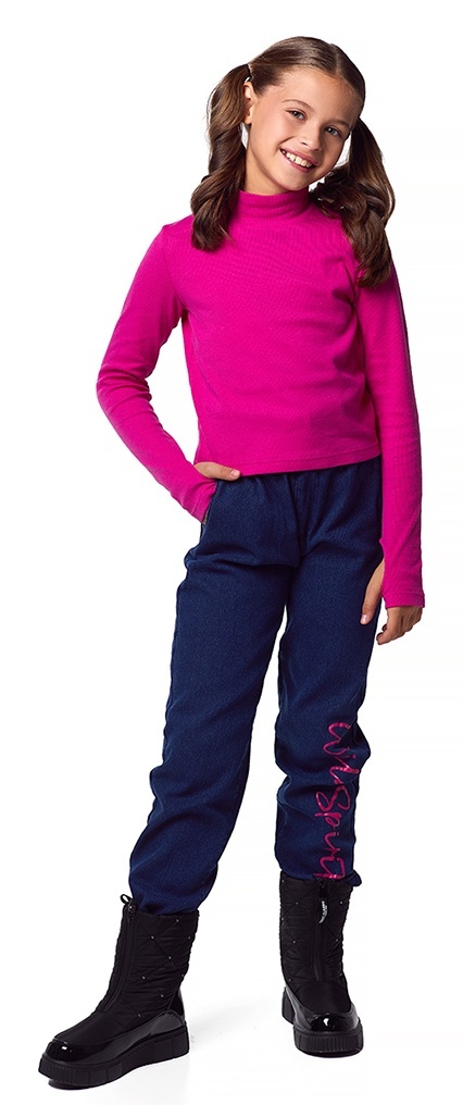 

Лонгслив детский Kari AW24C85903520, фуксия, 146, Розовый, 236795