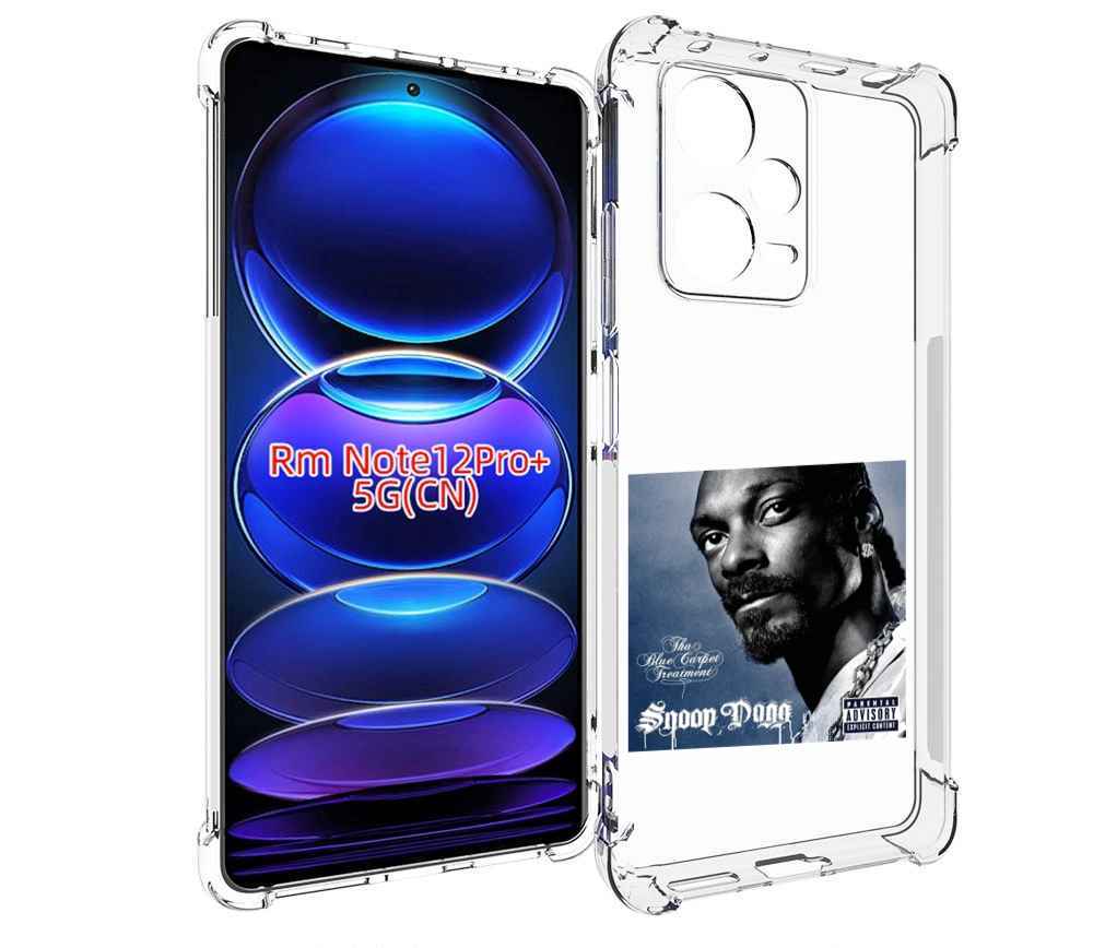 

Чехол MyPads Snoop Dogg THA BLUE CARPET TREATMENT для Xiaomi Redmi Note 12 Pro + Plus, Прозрачный, Tocco