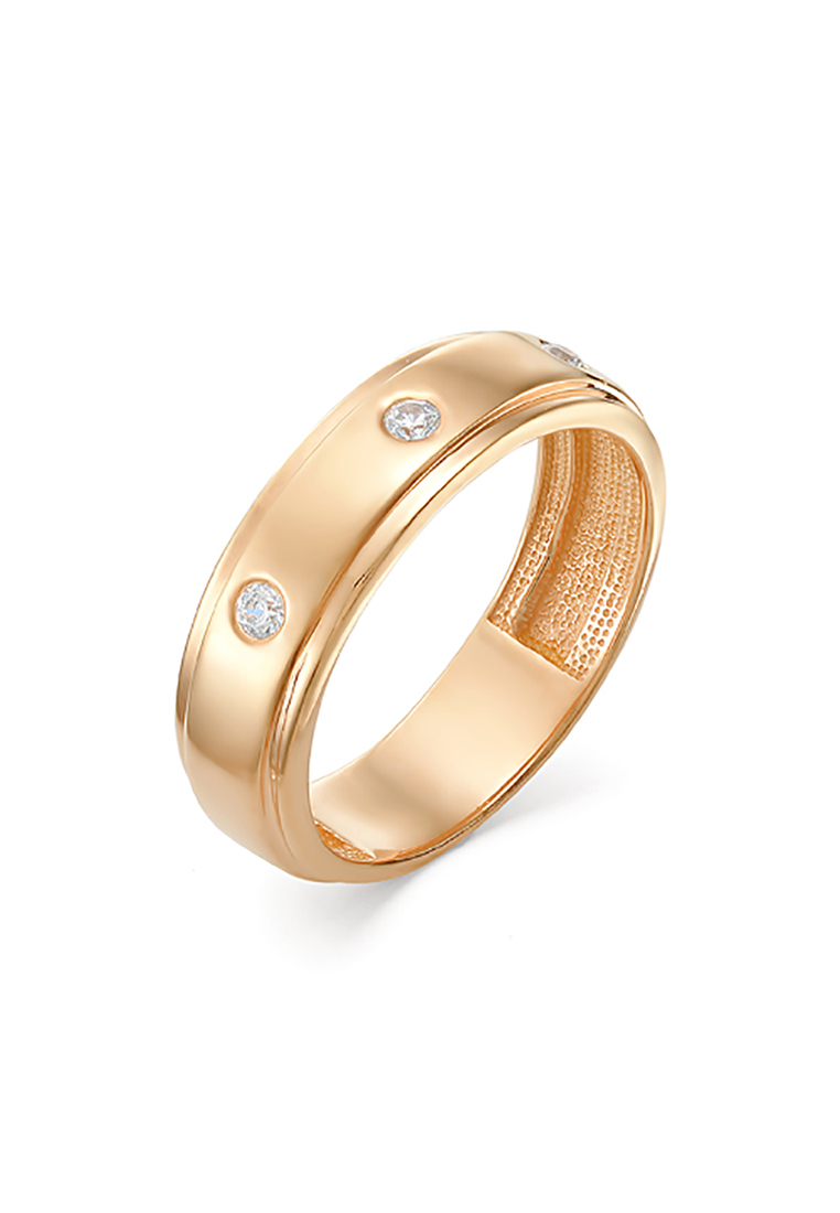 Кольцо из желтого золота с бриллиантом р. 18,5 Kari Jewelry КО110-648Бр