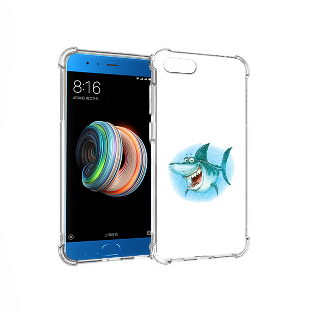 

Чехол MyPads Tocco для Xiaomi Mi Note 3 веселая акула (PT99401.307.261), Прозрачный, Tocco