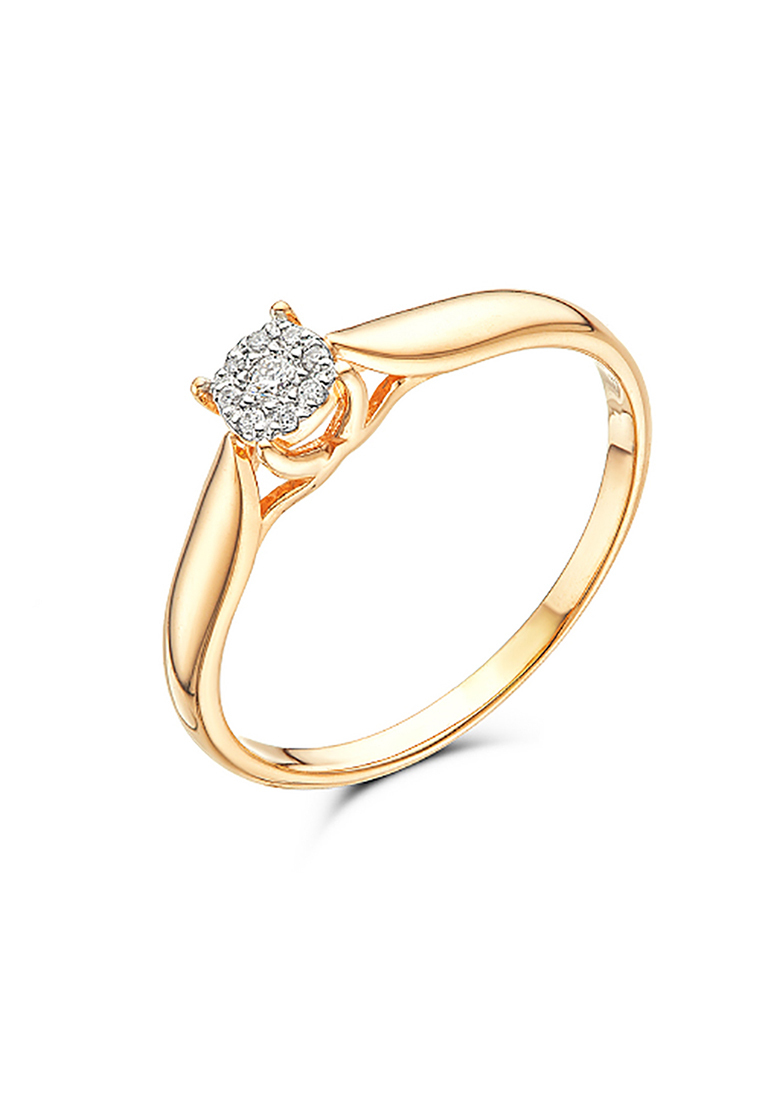 

Кольцо из золота р.  Kari Jewelry К112-1494Бр, бриллиант, К112-1494Бр