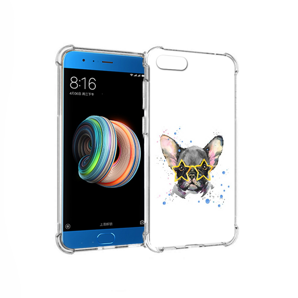 

Чехол MyPads Tocco для Xiaomi Mi Note 3 буля в очках (PT99401.307.252), Прозрачный, Tocco