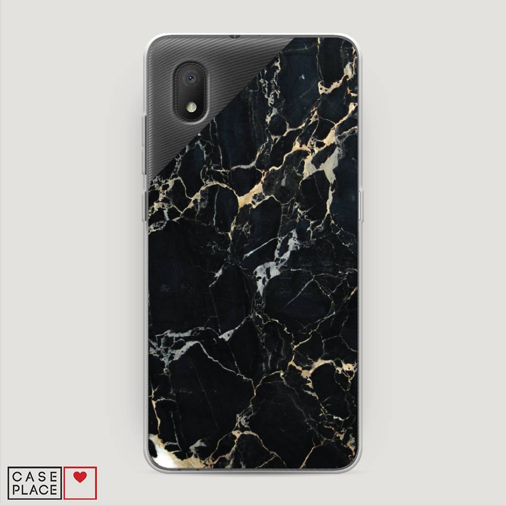 

Чехол Awog на Alcatel 1B (2020) 5002D / Алкатель 1B (2020) 5002D "Черный мрамор уголок", 171150-3
