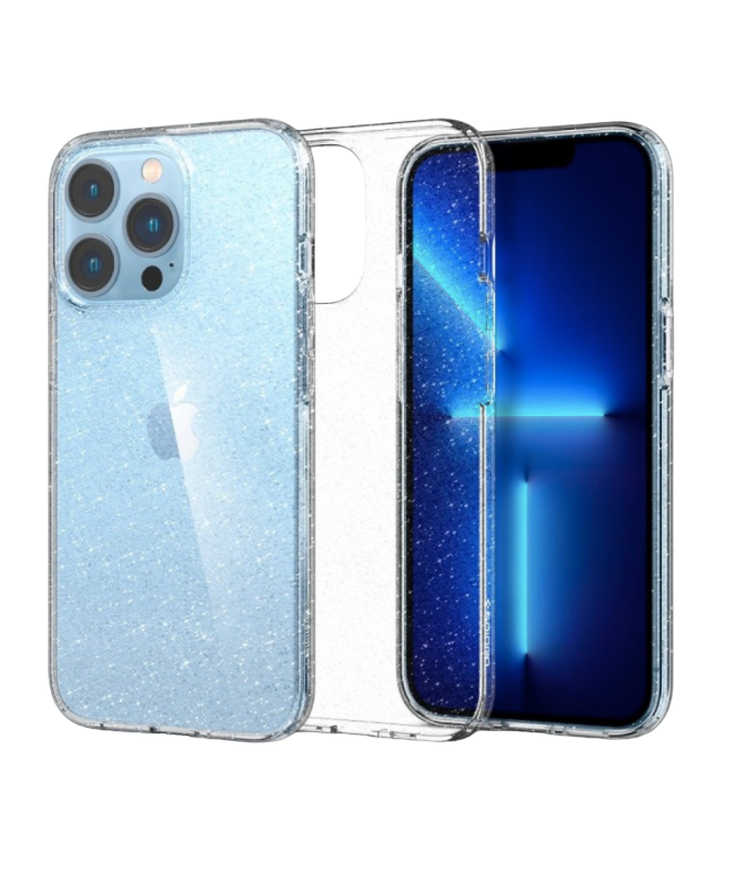 

Чехол-накладка Spigen Liquid Crystal Glitter для Apple J4+ -2018, Прозрачный