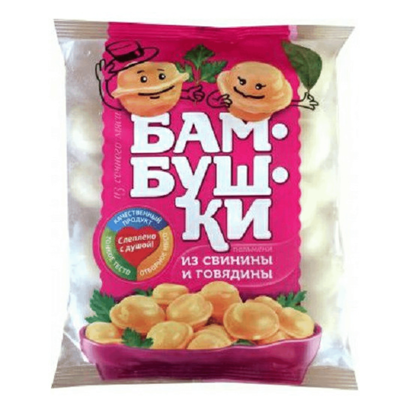 

Пельмени Бамбушки свино-говяжьи 430 г