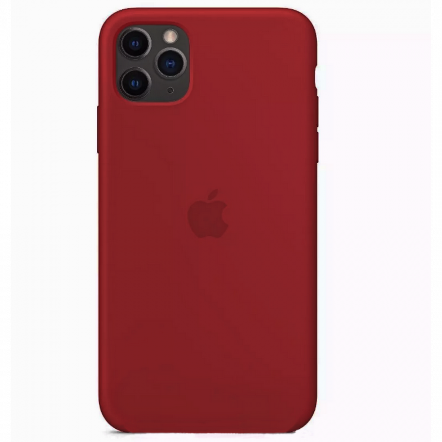 

Чехол-накладка Silicone Case Series для Apple iPhone 11 Pro Max (бордовый)