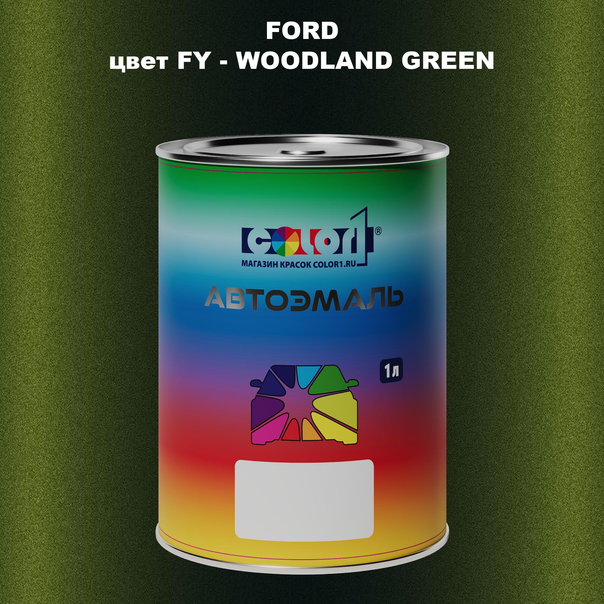 

Автомобильная краска COLOR1 для FORD, цвет FY - WOODLAND GREEN, Зеленый