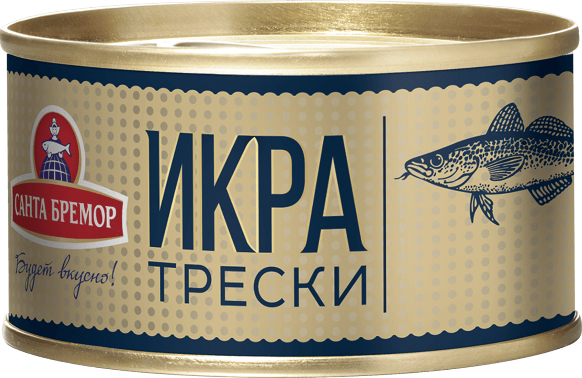 

Икра трески атлантической Санта Бремор деликатесная Люкс 130 г