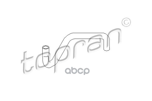 

Патрубок Радиатора (Замена Для Hp-109012586) topran арт. 109012001
