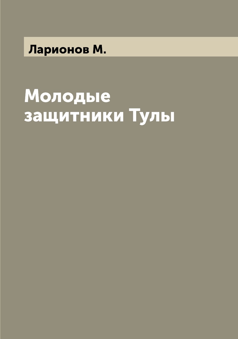 

Книга Молодые защитники Тулы