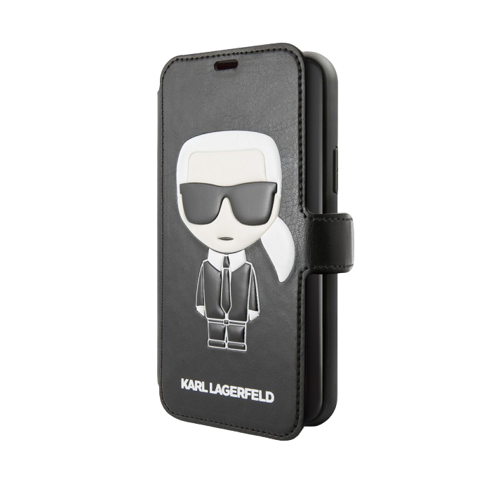 

Чехол-книжка Karl Lagerfeld BOOKTYPE ICONIK EMBOSSED (KLFLBKSN58FIKPUBK) Xiaomi Redmi, Черный