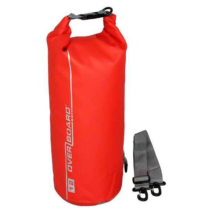 Водонепроницаемый гермомешок OverBoard Waterproof Dry Tube Bag 12L красный