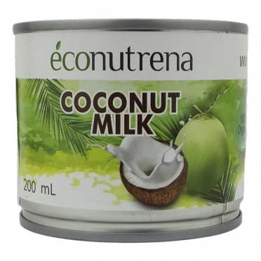 фото Напиток кокосовый econutrena 17% 200 мл