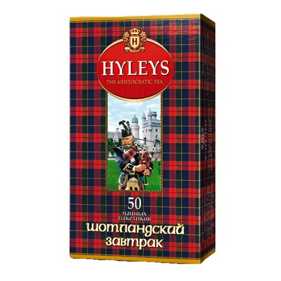 фото Чай черный hyleys шотландский завтрак 50 х 1,5 г