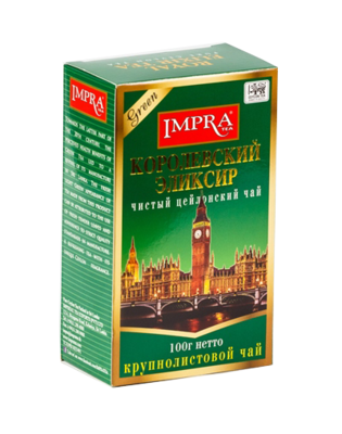 

Чай зеленый Impra Королевский эликсир листовой 100 г