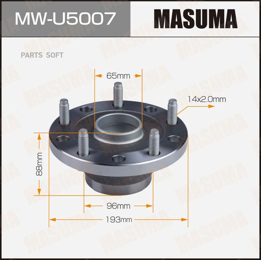 

Ступичный узел MASUMA front FORD TRANSIT 11-