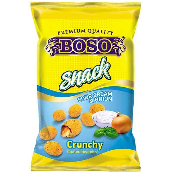

Арахис Boso в оболочке со вкусом сметаны и лука 70 г
