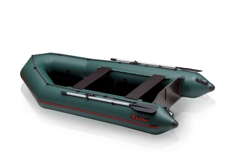 Лодка ПВХ Тайга-320-М зеленый цвет без сланей
