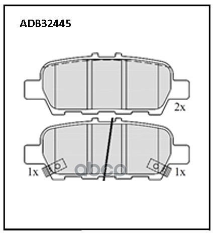 

Колодки Тормозные Nissan Infiniti Ex25/35/37/Fx35/G37/M/Q50/Q60/Q70/Qx50 Re 07/08- ALLIED