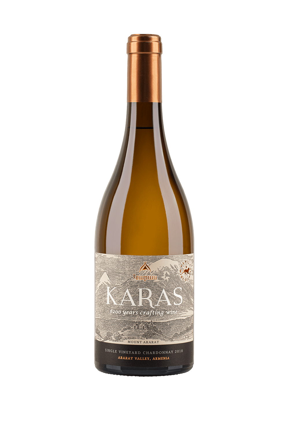 

Вино Karas Single Vineyard Chardonnay Armavir Tierras de Armenia, 0, 75 л