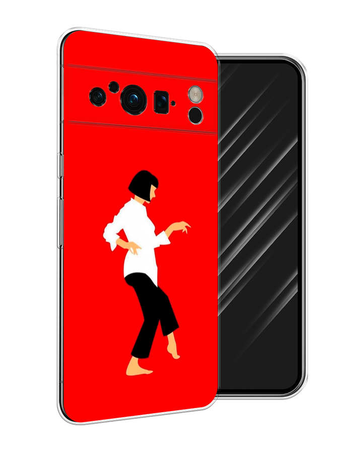 

Чехол Awog на Google Pixel 8 Pro "Криминальное чтиво 1", Красный;белый;черный, 271650-7