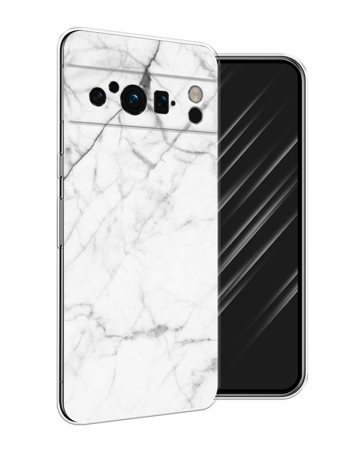 

Чехол Awog на Google Pixel 8 Pro "Светлый мрамор", Серый, 271650-3