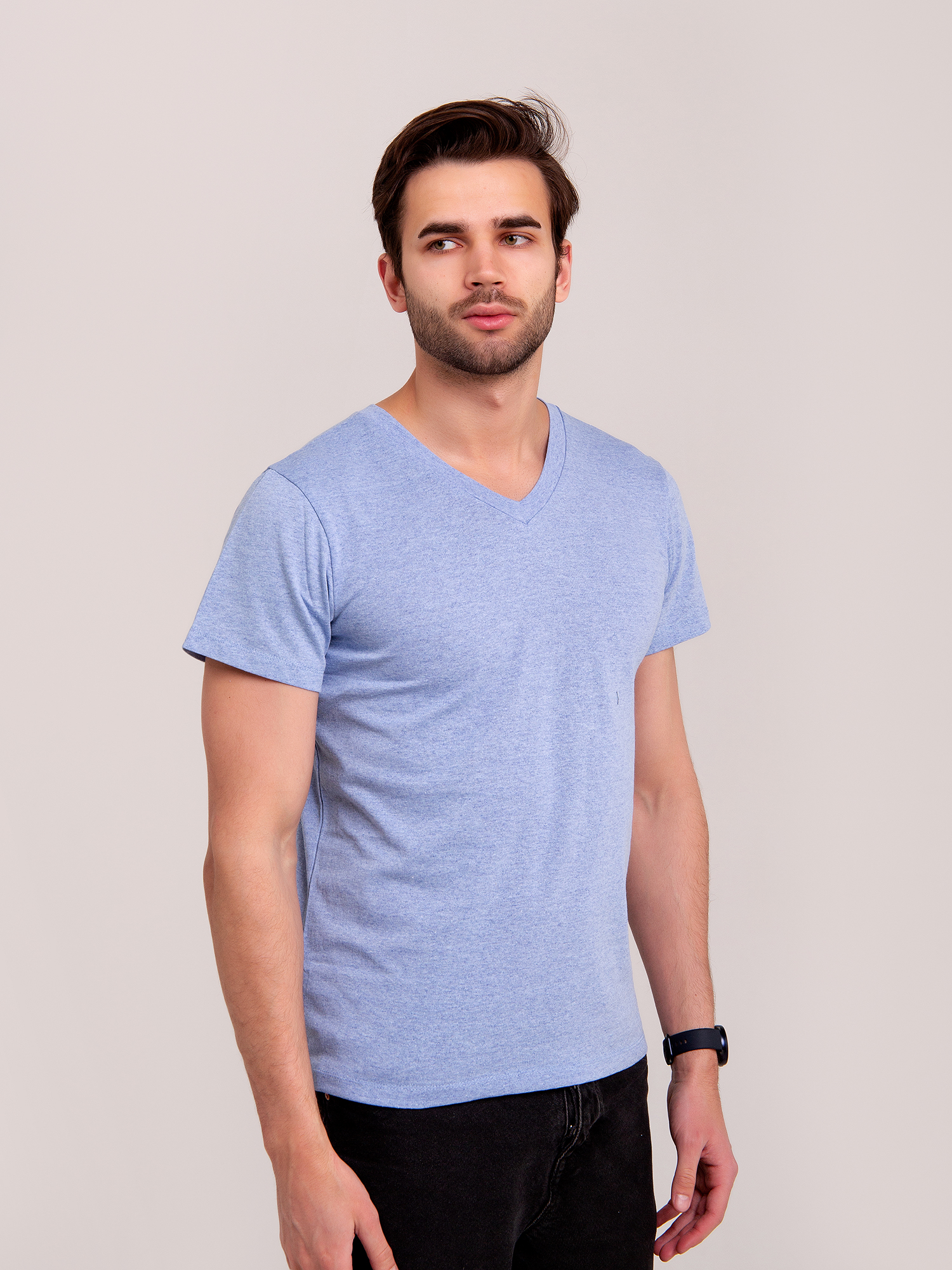 

Футболка мужская casual RAPOSA голубая 56 RU, casual