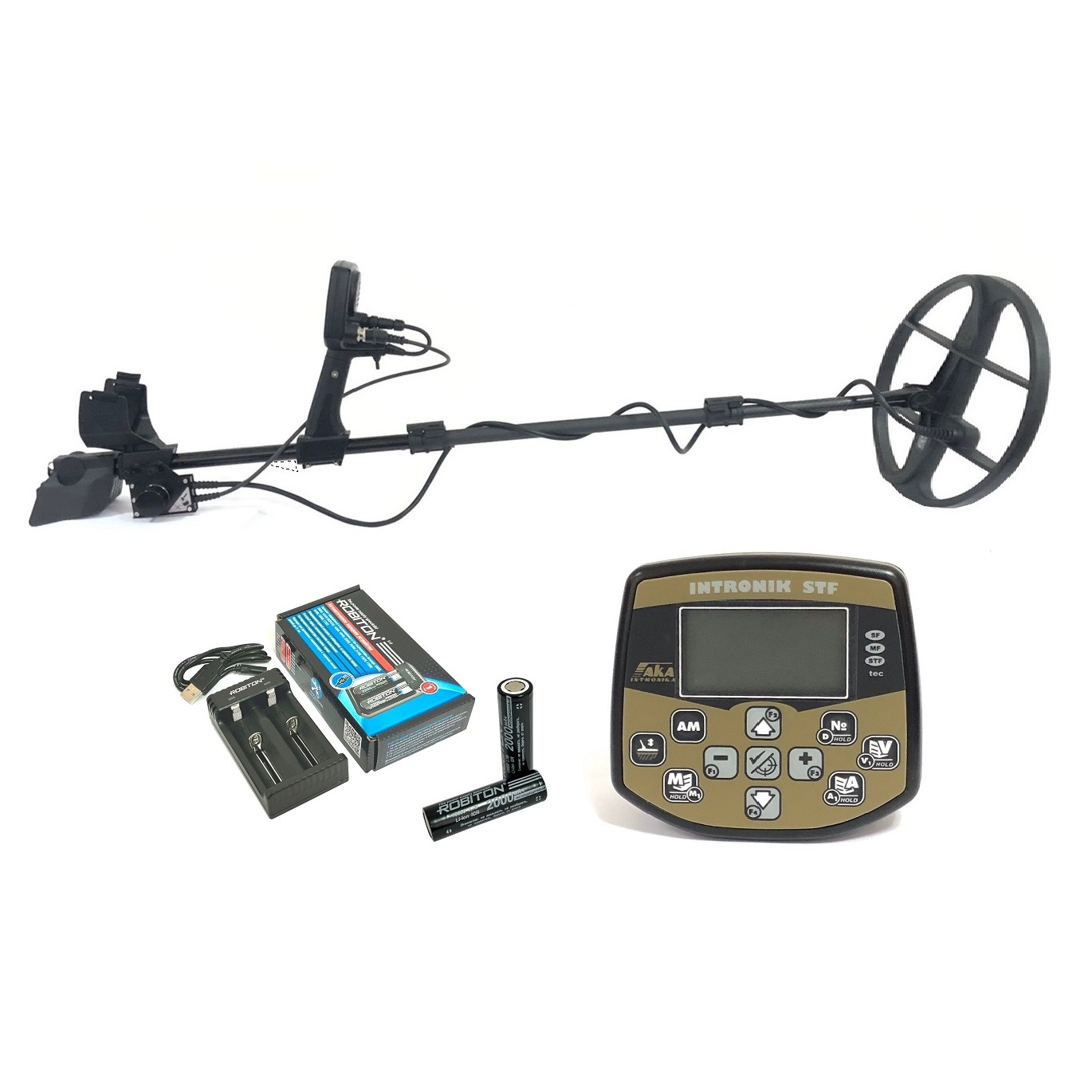 

Металлоискатель Ака Intronik (Интроник) STF c катушкой 13" 2/14 кГц, Серый
