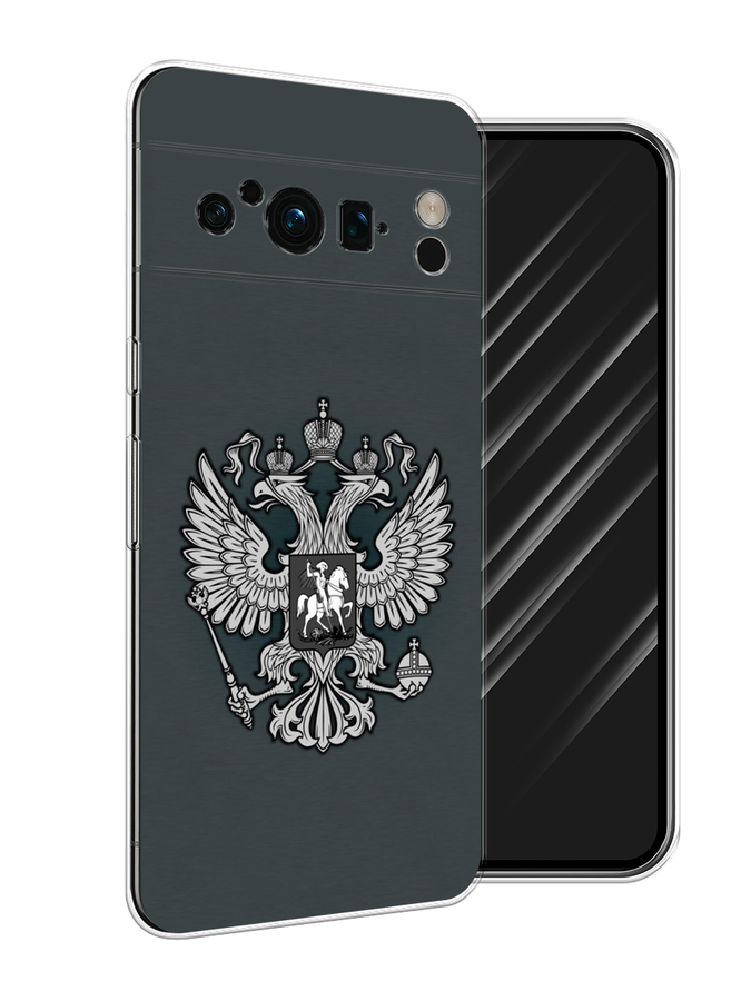 

Чехол Awog на Google Pixel 8 Pro "Герб России серый", 271650-5