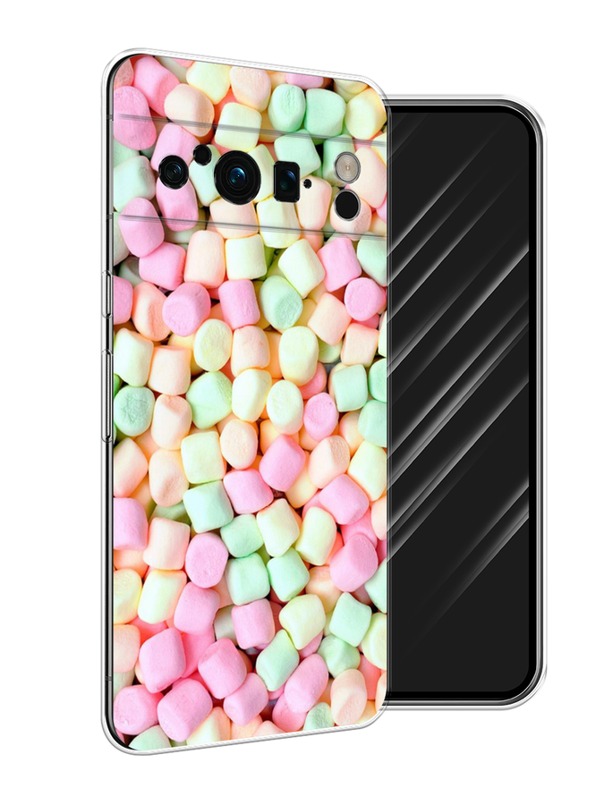 

Чехол Awog на Google Pixel 8 Pro "Marshmallows", Зеленый;желтый;розовый, 271650-10