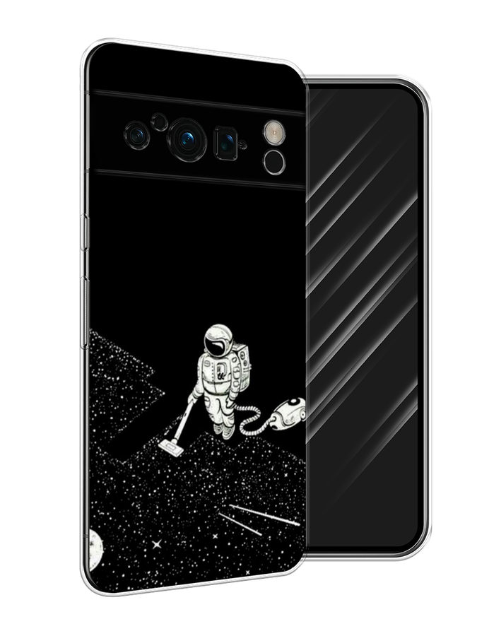 

Чехол Awog на Google Pixel 8 Pro "Космонавт с пылесосом", Белый, 271650-4